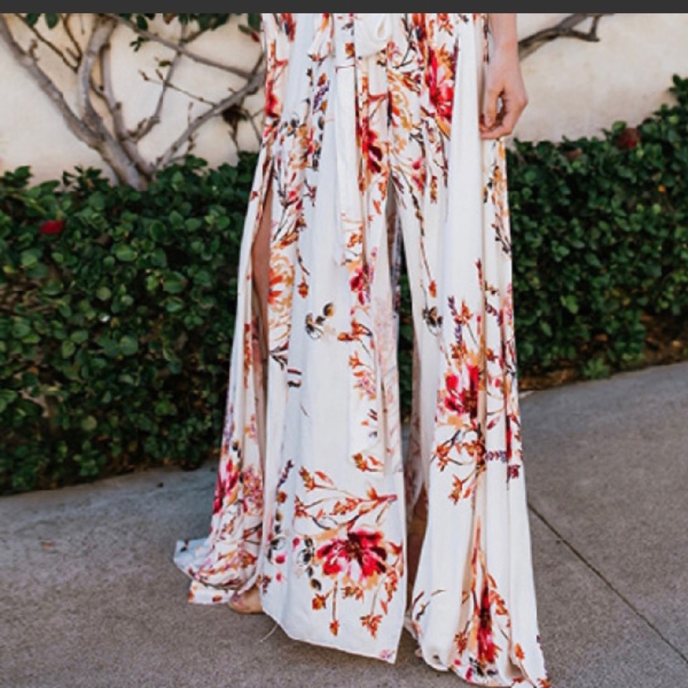 FLORAL SLEEVELESS MAXI DRESS - Picture 7 of 11
